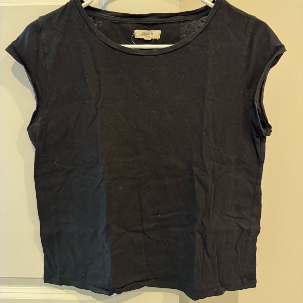Madewell Black Short Sleeve Tee - Size Medium